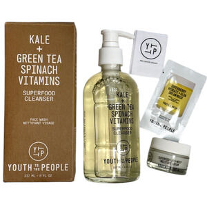 Youth To The People NEW Kale Green Tea Spinach Superfood Cleanser + Cream + Mask